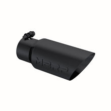 Load image into Gallery viewer, MBRP Universal Tip 4in OD 3in Inlet 10in Length Dual Wall Angled End Black - Black Ops Auto Works