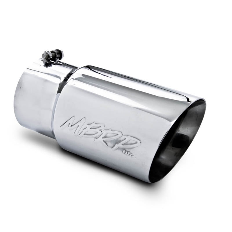 MBRP Universal Tip 6 O.D. Dual Wall Angled 5 inlet 12 length - Black Ops Auto Works