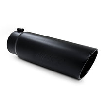 Load image into Gallery viewer, MBRP Universal Tip 6in OD Angled Rolled End 5in Inlet 18in Lgth Black Finish Exhaust - Black Ops Auto Works