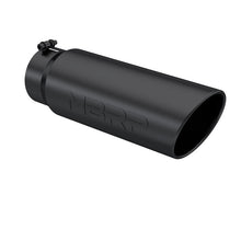 Load image into Gallery viewer, MBRP Universal Tip 6in OD Angled Rolled End 5in Inlet 18in Lgth Black Finish Exhaust - Black Ops Auto Works