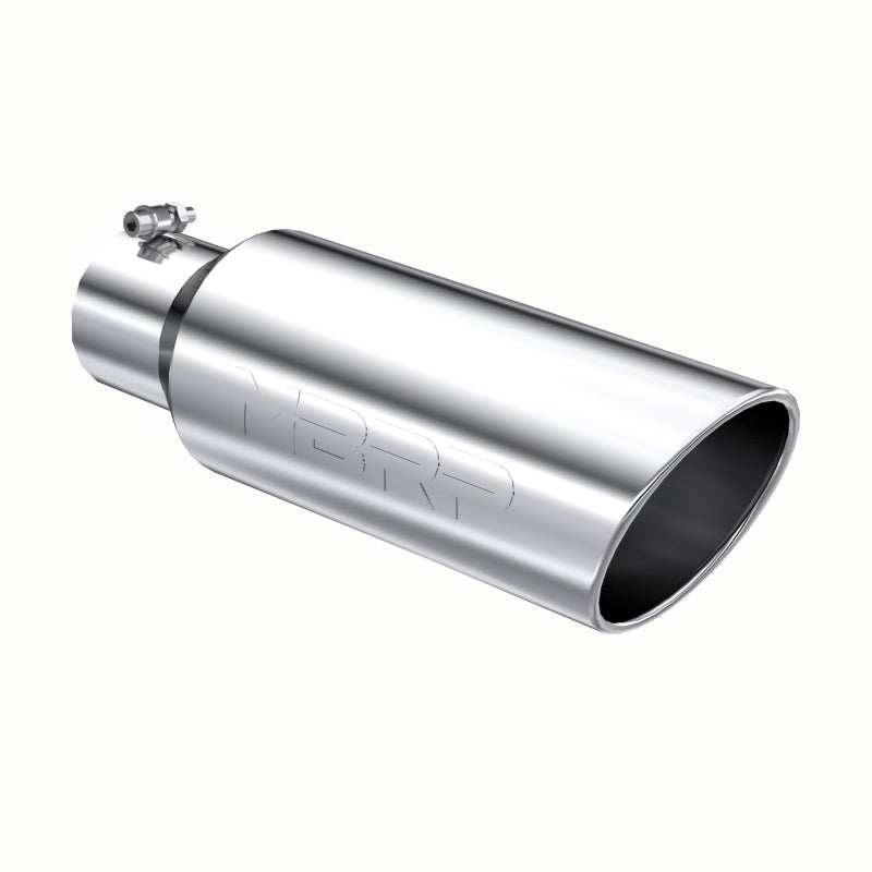 MBRP Universal Tip 6in OD Rolled End 4in Inlet 18in Length T304 - Black Ops Auto Works