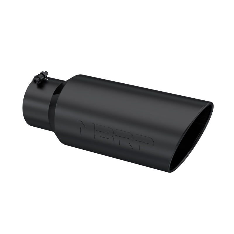 MBRP Universal Tip 7in O.D. Rolled End 5in inlet 18in length Black - Black Ops Auto Works