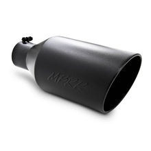 Load image into Gallery viewer, MBRP Universal Tip 8in O.D. Rolled End 4in inlet 18in length Black - Black Ops Auto Works