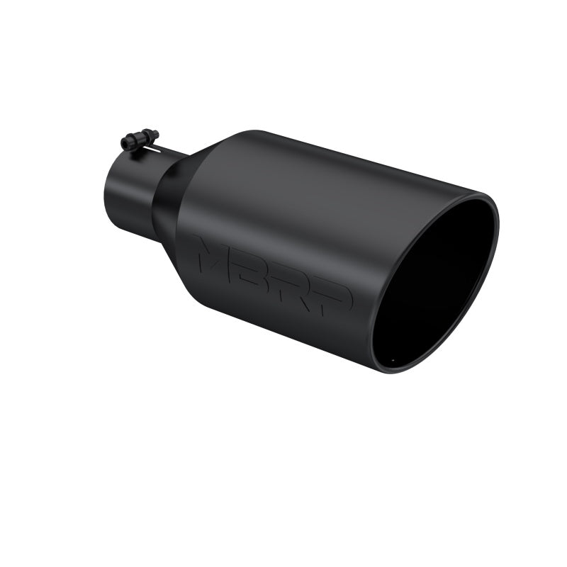 MBRP Universal Tip 8in O.D. Rolled End 4in inlet 18in length Black - Black Ops Auto Works