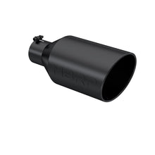 Load image into Gallery viewer, MBRP Universal Tip 8in O.D. Rolled End 4in inlet 18in length Black - Black Ops Auto Works