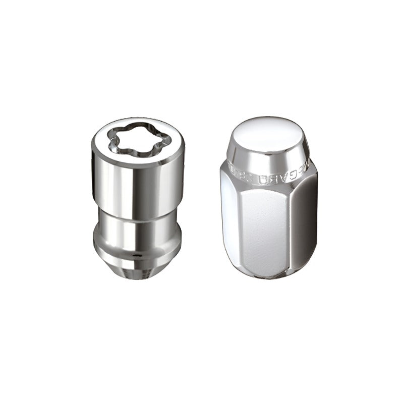 McGard 4 Lug Hex Install Kit w/Locks (Cone Seat Nut) M12X1.5 / 13/16 Hex / 1.5in. Length - Chrome - Black Ops Auto Works