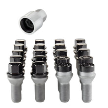 Load image into Gallery viewer, McGard 5 Lug Hex Install Kit w/Locks (Cone Seat Bolt) M14X1.25 / 17mm Hex / 27.5mm Shank L. - Black - Black Ops Auto Works