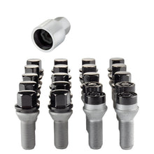 Load image into Gallery viewer, McGard 5 Lug Hex Install Kit w/Locks (Cone Seat Bolt) M14X1.5 / 17mm Hex / 30.5mm Shank L. - Black - Black Ops Auto Works