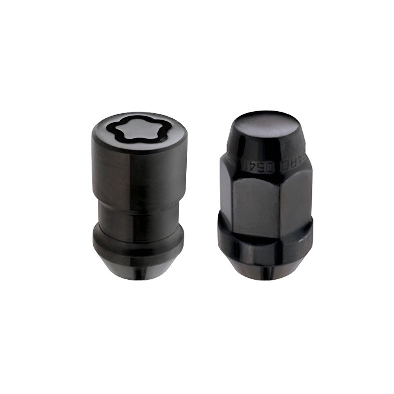 McGard 5 Lug Hex Install Kit w/Locks (Cone Seat Nut / Bulge) M12X1.5 / 3/4 Hex / 1.45in. L - Black - Black Ops Auto Works