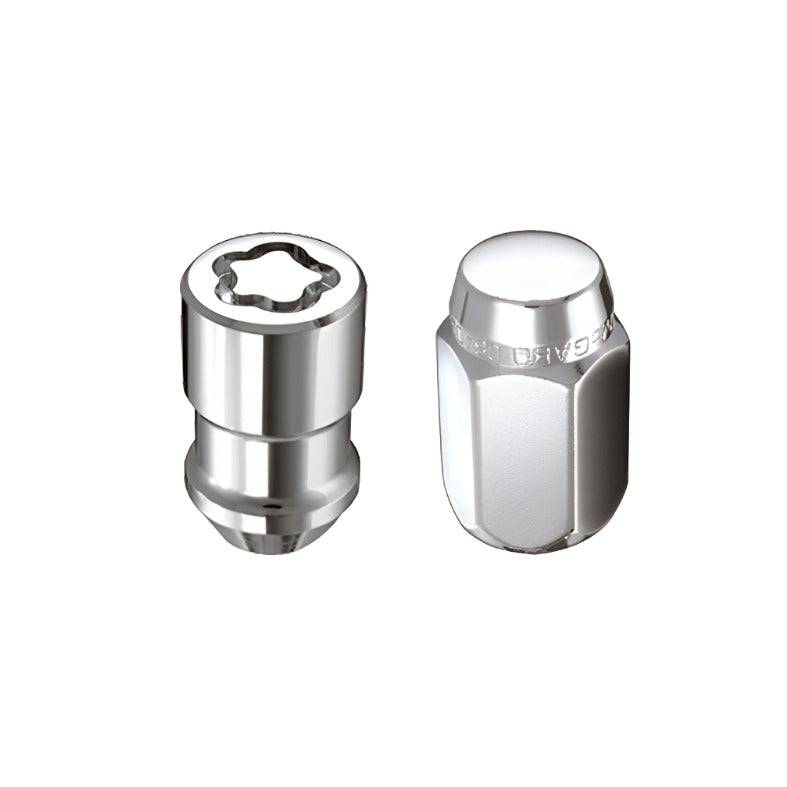 McGard 5 Lug Hex Install Kit w/Locks (Cone Seat Nut) M12X1.5 / 13/16 Hex / 1.5in. Length - Chrome - Black Ops Auto Works