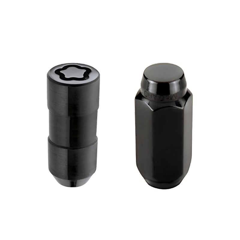McGard 6 Lug Hex Install Kit w/Locks (Cone Seat Nut) M14X1.5 / 13/16 Hex / 1.945in. Length - Black - Black Ops Auto Works