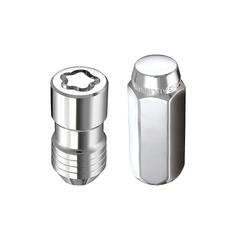 McGard 6 Lug Hex Install Kit w/Locks (Cone Seat Nut) M14X1.5 / 22mm Hex / 1.945in. Length - Chrome - Black Ops Auto Works