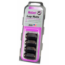 Load image into Gallery viewer, McGard Hex Lug Nut (Cone Seat) 1/2-20 / 13/16 Hex / 1.5in. Length (4-Pack) - Black - Black Ops Auto Works