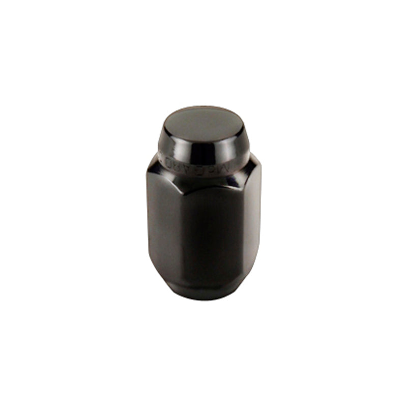 McGard Hex Lug Nut (Cone Seat) 1/2-20 / 13/16 Hex / 1.5in. Length (4-Pack) - Black - Black Ops Auto Works