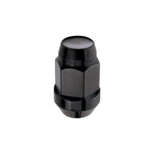 Load image into Gallery viewer, McGard Hex Lug Nut (Cone Seat Bulge Style) 1/2-20 / 3/4 Hex / 1.45in. Length (4-pack) - Black - Black Ops Auto Works