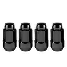 Load image into Gallery viewer, McGard Hex Lug Nut (Cone Seat Bulge Style) M14X1.5 / 22mm Hex / 1.945in. Length (4-Pack) - Black - Black Ops Auto Works