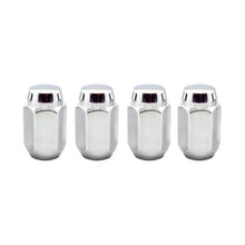 Load image into Gallery viewer, McGard Hex Lug Nut (Cone Seat) M12X1.5 / 13/16 Hex / 1.5in. Length (4-Pack) - Chrome - Black Ops Auto Works