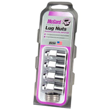 Load image into Gallery viewer, McGard Hex Lug Nut (Reg. Shank - .746in.) 1/2-20 / 13/16 Hex / 1.65in. Length (4-Pack) - Chrome - Black Ops Auto Works