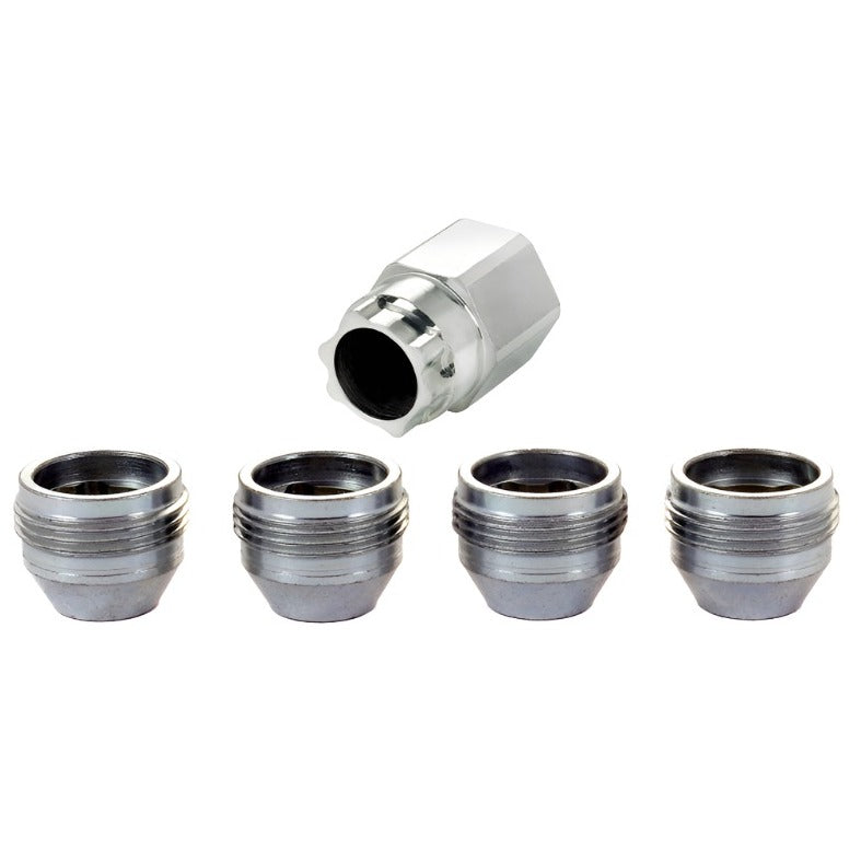 McGard Wheel Lock Nut Set - 4pk. (Under Hub Cap / Cone Seat) M14X1.5 / 22mm Hex / .893in. Length - McGard 24019