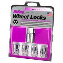Load image into Gallery viewer, McGard Wheel Lock Nut Set - 4pk. (Cone Seat) M12X1.5 / 19mm &amp; 21mm Dual Hex / 1.46in. L - Chrome - McGard 24137