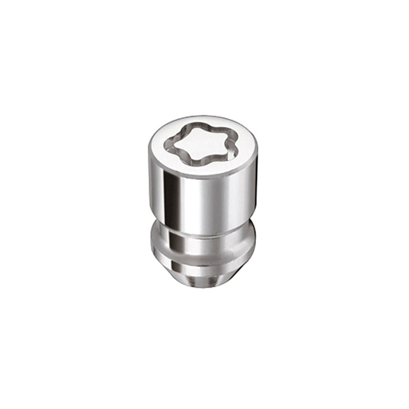 McGard Wheel Lock Nut Set - 4pk. (Cone Seat) M12X1.5 / 19mm & 21mm Dual Hex / 1.28in. L - Chrome - McGard 24157