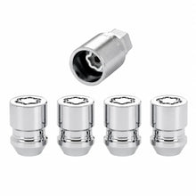 Load image into Gallery viewer, McGard Wheel Lock Nut Set - 4pk. (Cone Seat) 1/2-20 / 3/4 &amp; 13/16 Dual Hex / 1.28in. Length - Chrome - McGard 24193