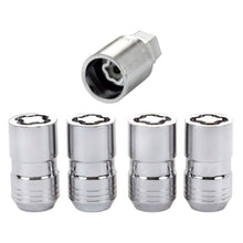 Load image into Gallery viewer, McGard Wheel Lock Nut Set - 4pk. (Cone Seat) M14X1.5 / 21mm &amp; 22mm Dual Hex / 1.639in. L - Chrome - McGard 24215