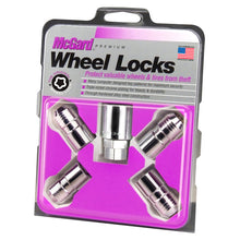 Load image into Gallery viewer, McGard Wheel Lock Nut Set - 4pk. (Cone Seat) M14X1.5 / 21mm &amp; 22mm Dual Hex / 1.639in. L - Chrome - McGard 24215