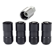 Load image into Gallery viewer, McGard Wheel Lock Nut Set - 4pk. (Cone Seat) M14X1.5 / 21mm &amp; 22mm Dual Hex / 1.965in. L - Black - McGard 24220