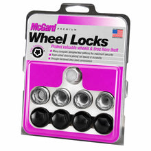 Load image into Gallery viewer, McGard Wheel Lock Nut Set - 4pk. (Under Hub Cap / Radius Seat) M14X1.5 / 19mm Hex / .890in. L w/Caps - McGard 25167