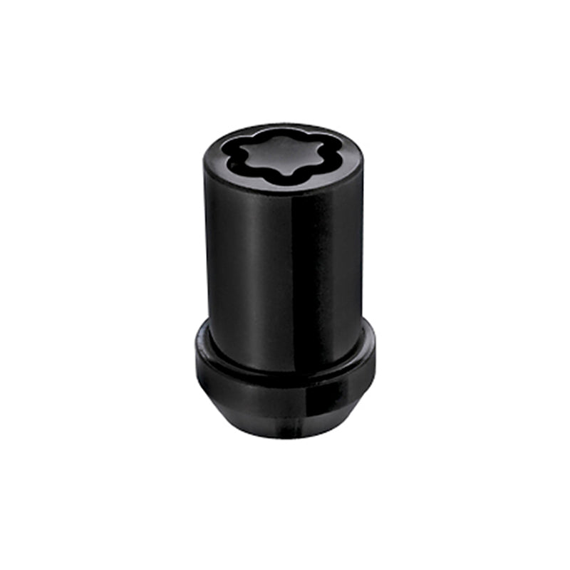 McGard Wheel Lock Nut Set - 4pk. (Tuner / Cone Seat) M12X1.5 / 13/16 Hex / 1.24in. Length - Black - McGard 25357