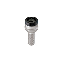 Load image into Gallery viewer, McGard Wheel Lock Bolt Set - 4pk. (Radius Seat) M14X1.5 / 17mm Hex / 26.7mm Shank Length - Black - McGard 28318