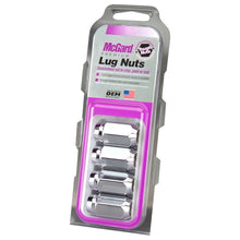 Load image into Gallery viewer, McGard Hex Lug Nut (Cone Seat) M12X1.25 / 13/16 Hex / 1.28in. Length (4-Pack) - Chrome - McGard 64003