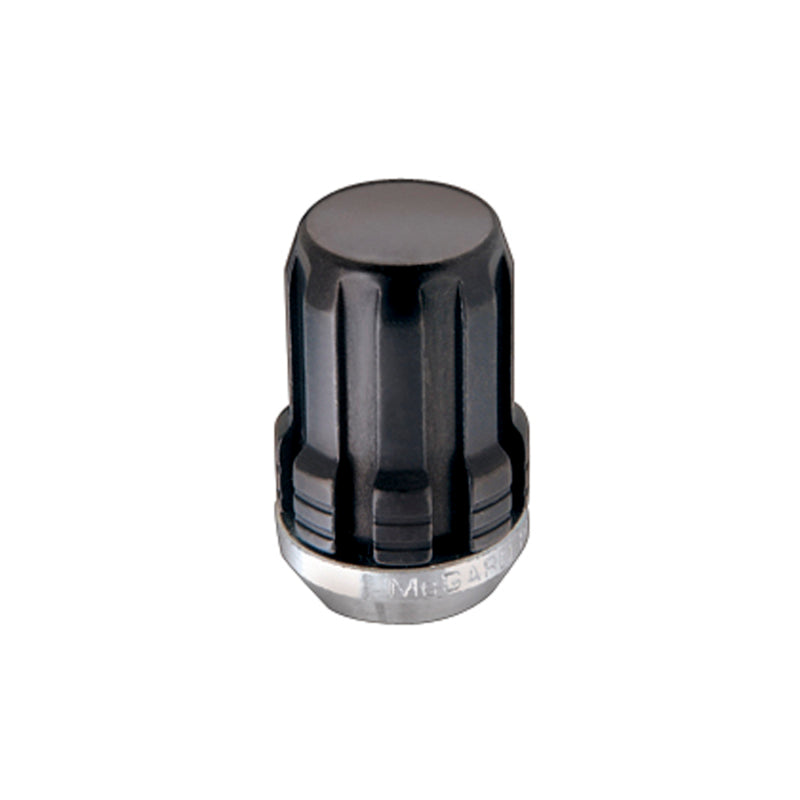 McGard SplineDrive Lug Nut (Cone Seat) M12X1.25 / 1.24in. Length (4-Pack) - Black (Req. Tool) - Black Ops Auto Works