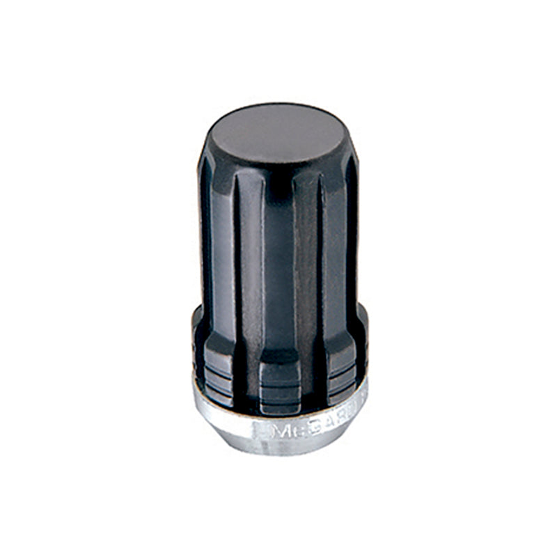McGard SplineDrive Lug Nut (Cone Seat) M14X1.5 / 1.935in. Length (4-Pack) - Black (Req. Tool) - Black Ops Auto Works