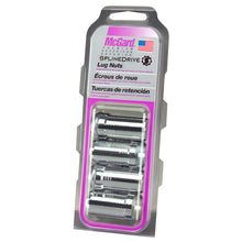 Load image into Gallery viewer, McGard SplineDrive Lug Nut (Cone Seat) M14X1.5 / 1.935in. Length (4-Pack) - Chrome (Req. Tool) - Black Ops Auto Works