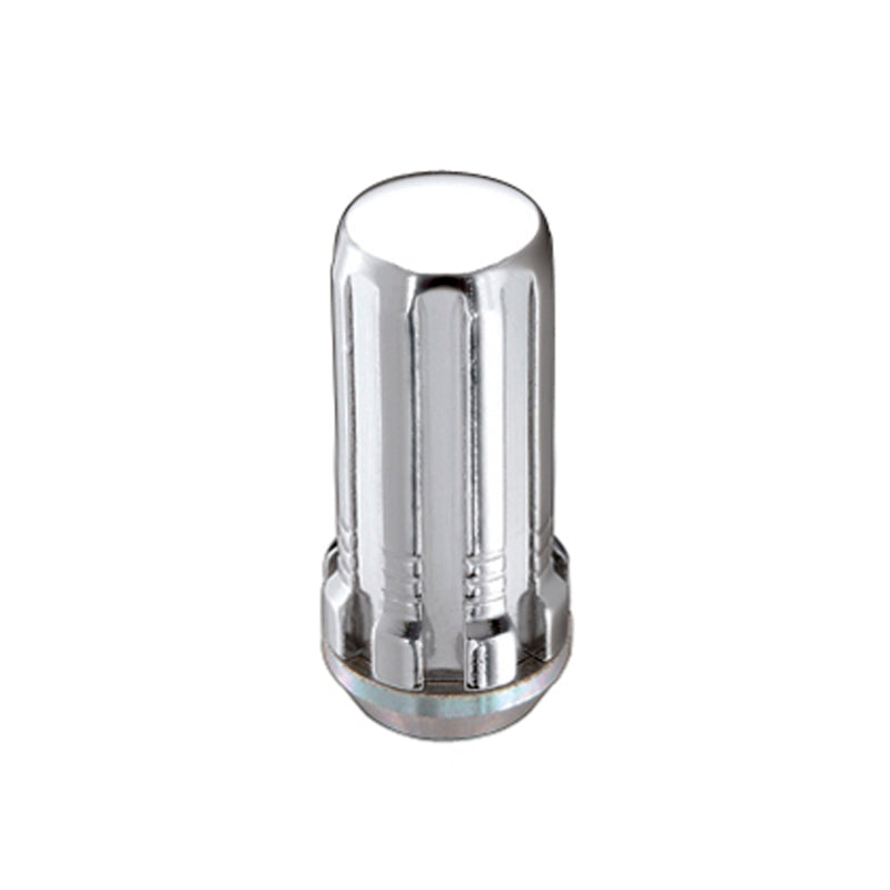 McGard SplineDrive Lug Nut (Cone Seat) M14X1.5 / 1.935in. Length (4-Pack) - Chrome (Req. Tool) - Black Ops Auto Works