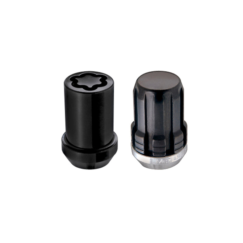 McGard SplineDrive Tuner 4 Lug Install Kit w/Locks & Tool (Cone) M12X1.5 / 13/16 Hex - Black - Black Ops Auto Works