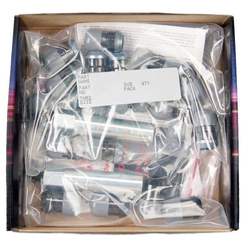 McGard SplineDrive Tuner 4 Lug Install Kit w/Locks & Tool (Cone) M12X1.5 / 13/16 Hex - Black - Black Ops Auto Works