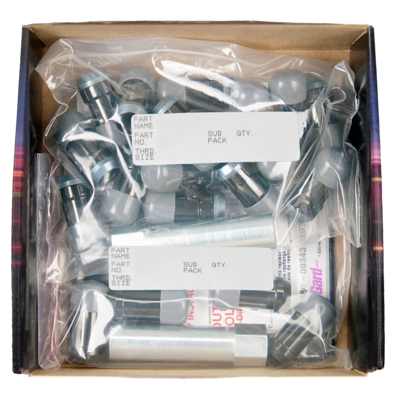 McGard SplineDrive Tuner 5 Lug Install Kit w/Locks & Tool (Cone) 1/2-20 / 13/16 Hex / 1.6in. L - Blk - Black Ops Auto Works