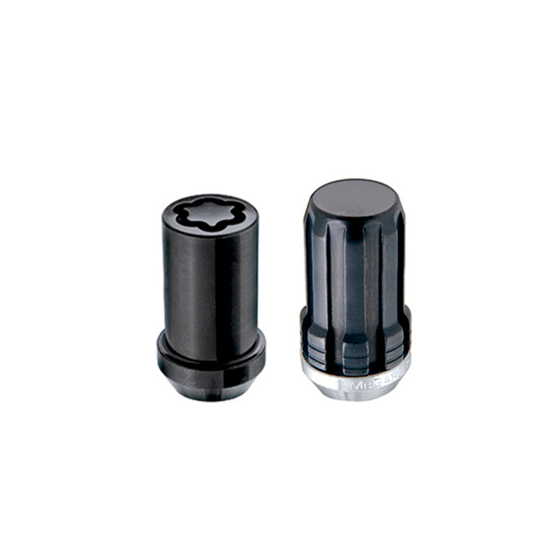 McGard SplineDrive Tuner 5 Lug Install Kit w/Locks & Tool (Cone) 1/2-20 / 13/16 Hex / 1.6in. L - Blk - Black Ops Auto Works