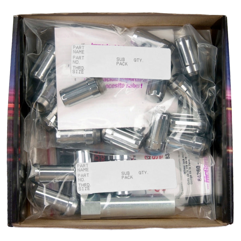 McGard SplineDrive Tuner 5 Lug Install Kit w/Locks & Tool (Cone) 1/2-20 / 13/16 Hex - Chrome - Black Ops Auto Works