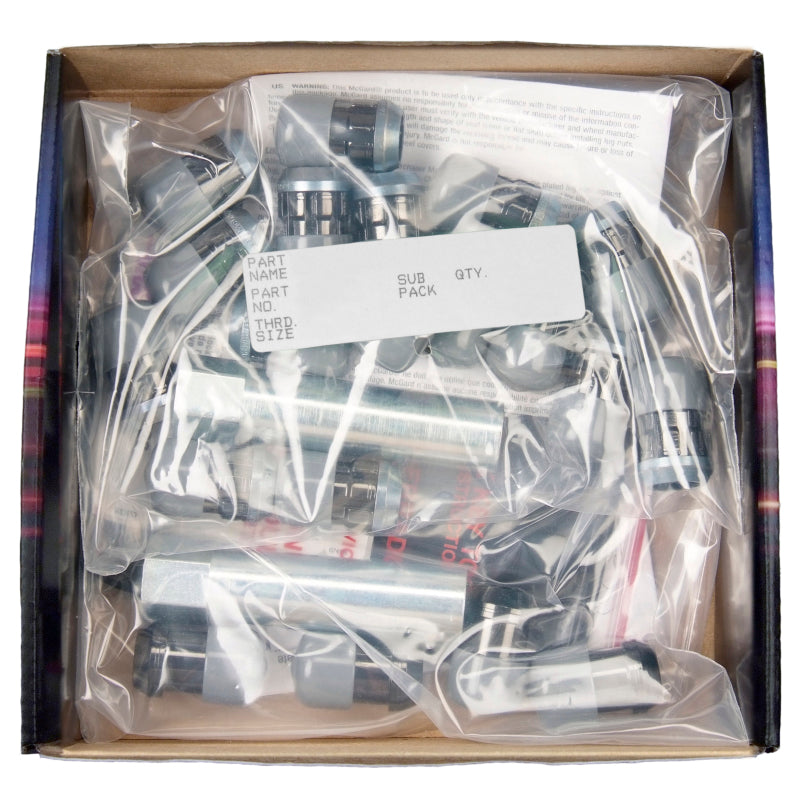 McGard SplineDrive Tuner 5 Lug Install Kit w/Locks & Tool (Cone) M12X1.25 / 13/16 Hex - Black - Black Ops Auto Works