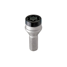 Load image into Gallery viewer, McGard Wheel Lock Bolt Set - 4pk. (Cone Seat) M14X1.25 / 17mm Hex / 27.3mm Shank Length - Black - Black Ops Auto Works