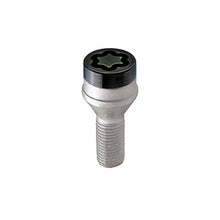 Load image into Gallery viewer, McGard Wheel Lock Bolt Set - 4pk. (Cone Seat) M14X1.5 / 17mm Hex / 31.0mm Shank Length - Black - Black Ops Auto Works