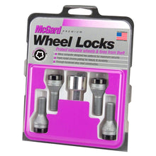 Load image into Gallery viewer, McGard Wheel Lock Bolt Set - 4pk. (Cone Seat) M14X1.5 / 17mm Hex / 31.0mm Shank Length - Black - Black Ops Auto Works