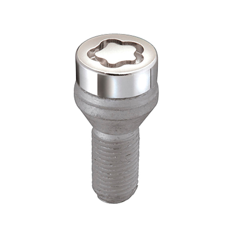 McGard Wheel Lock Bolt Set - 4pk. (Cone Seat) M14X1.5 / 19mm Hex / 31.0mm Shank Length - Chrome - Black Ops Auto Works