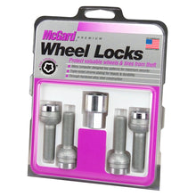 Load image into Gallery viewer, McGard Wheel Lock Bolt Set - 4pk. (Radius Seat) M14X1.5 / 17mm Hex / 26.7mm Shank Length - Chrome - Black Ops Auto Works