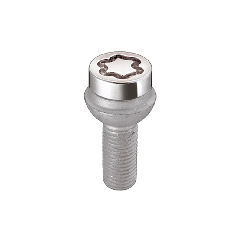 McGard Wheel Lock Bolt Set - 4pk. (Radius Seat) M14X1.5 / 17mm Hex / 26.7mm Shank Length - Chrome - Black Ops Auto Works