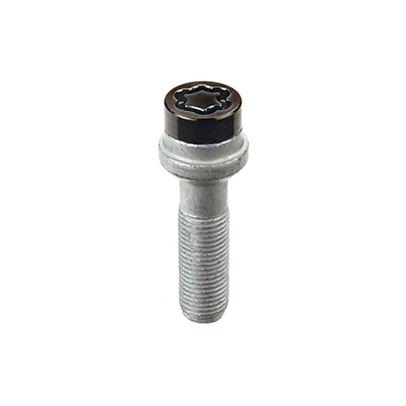 McGard Wheel Lock Bolt Set - 4pk. (Radius Seat) M14X1.5 / 17mm Hex / 45.0mm Shank Length - Black - Black Ops Auto Works